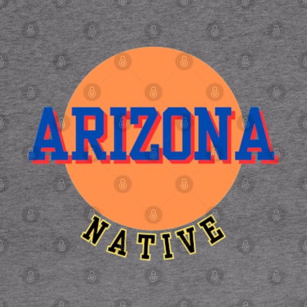 Arizona Native - Small Chest Emblem by Desert Owl Designs